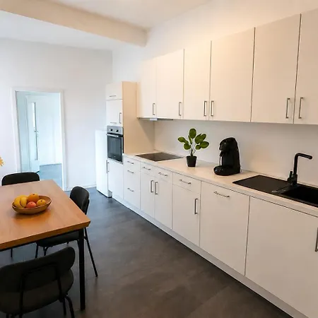 Apartment Geraeumiges 4-zimmer-apartment - 8 Boxspringbetten, Zentral, Kueche, Wifi, Self Check-in *